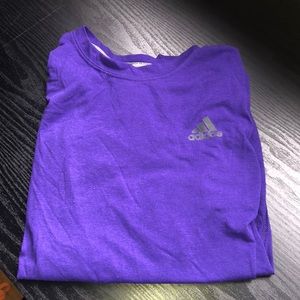 purple adidas t shirt